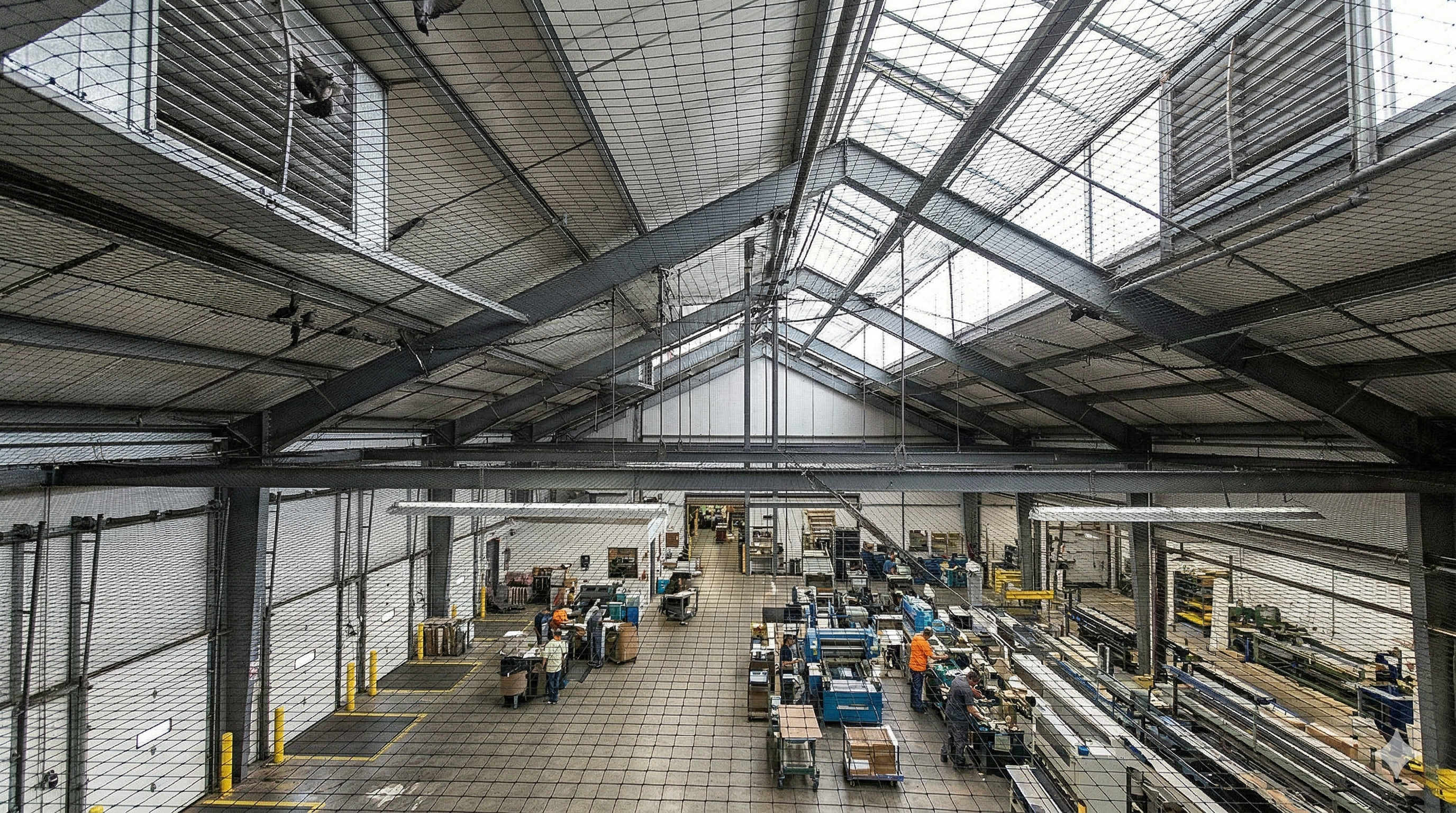 Industrial Bird Netting Installation Bangalore